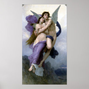 Pôster Bouguereau - psique de Le Ravissement de