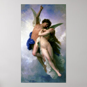 Poster Bouguereau - psique e L'Amour