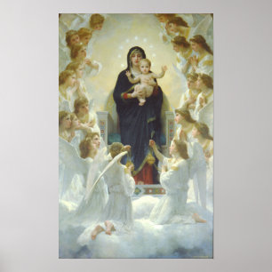 Pôster Bouguereau - Regina Angelorum