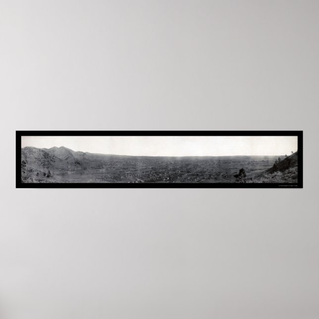 Poster Boulder, Colorado Photo 1908 (Frente)