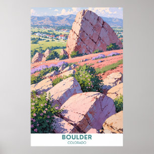 Poster Boulder - Colorado State Park