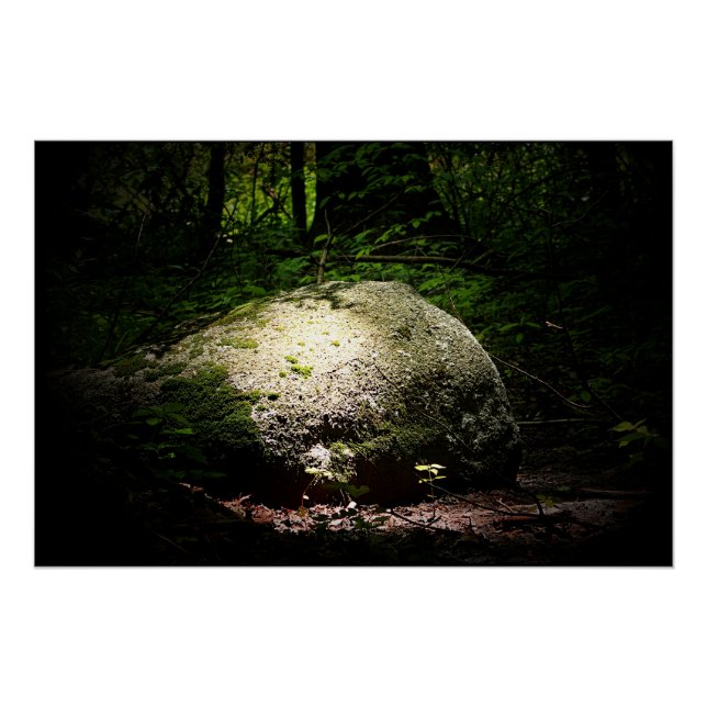 Pôster Boulder in the Woods (Frente)