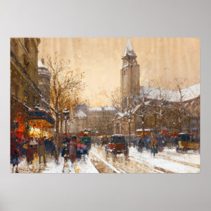 Poster Boulevard Santo-Germain, Paris-Eugène Galien-Lalou