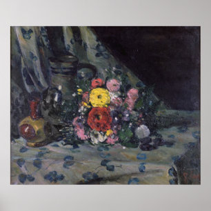 Poster Bouquet of Yellow Dahlias, c.1873