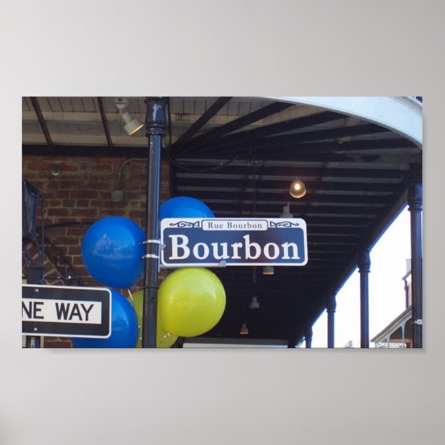 Poster Bourbon Street (Frente)