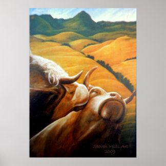 Pôster Bovine Bliss