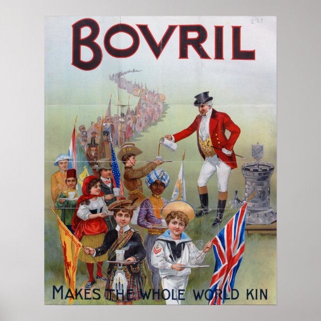 Pôster Bovril Advert 1902 (Frente)