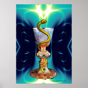 Poster BOWL OF HYGEIA - Medicina, Farmácia