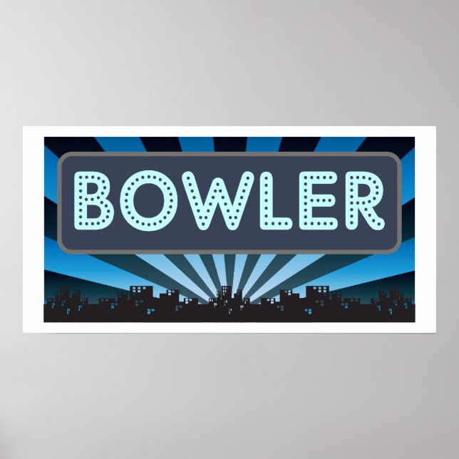 Poster Bowler Marquee (Frente)