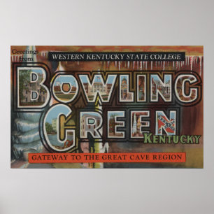 Poster Bowling Green, Kentucky - grandes cenas da letra