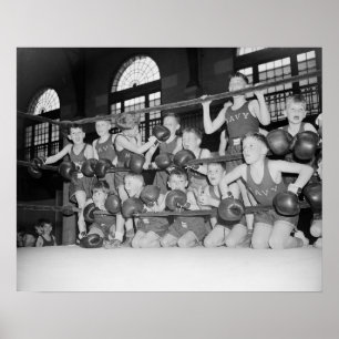 Poster Boxe Júnior, 1939. Foto Antiga
