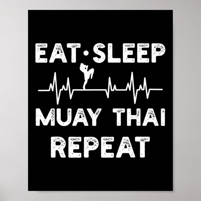 Poster Boxe Tailandesa Muay Thai Kickboxing _1 (Frente)