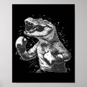 Poster Boxeador Amante de polvo Oceano Criatura Marinha K