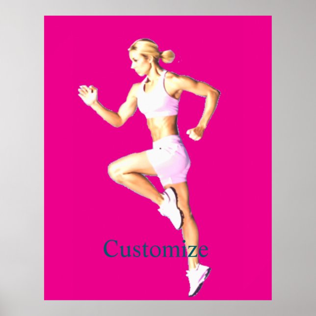Poster Boxeadora Feminina em Forma Thunder_Cove (Frente)