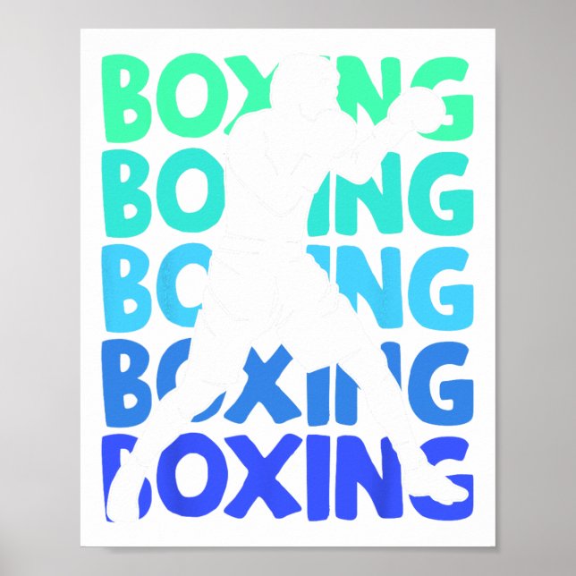Poster Boxer Boxer Boys Kids (Frente)