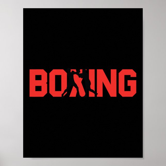Poster Boxer de Parceiro de Disparo de Presente de Boxing (Frente)