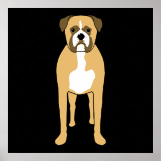 Pôster Boxer Dog.