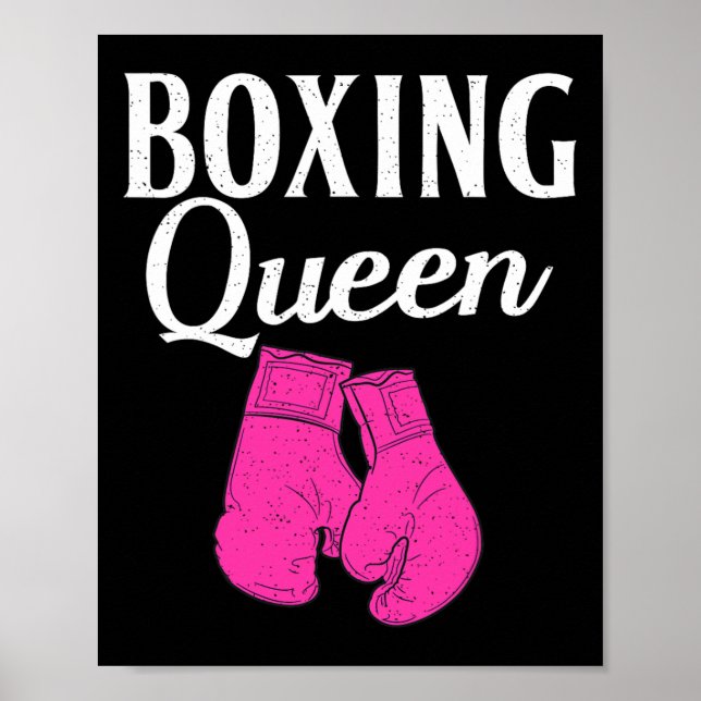 Poster Boxer Queen Sport Fighting Boxer (Frente)