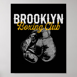 Poster Boxer - Retro em desgosto - Boxing Club Brooklyn V