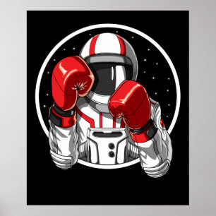 Poster Boxing Astronauta
