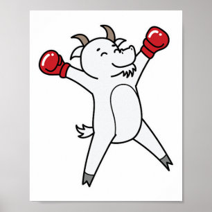 Poster Boxing do Goat