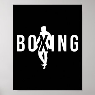 Poster Boxing É A Minha Terapia Um Memória Boxing Engraça