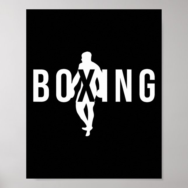 Poster Boxing É A Minha Terapia Um Memória Boxing Engraça (Frente)