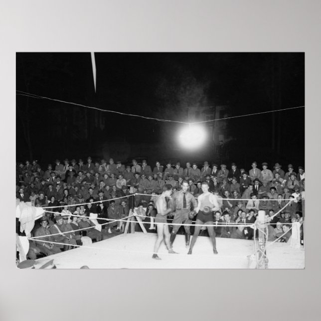 Pôster Boxing em Walter Reed, 1920 (Frente)
