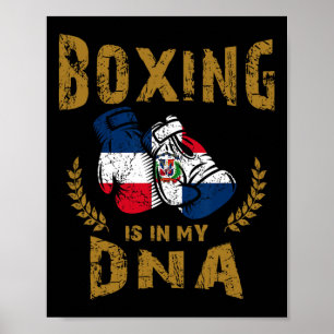 Poster Boxing está em My D-n-a República Dominicana Flag 