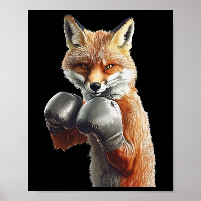 Poster Boxing Fox (Frente)