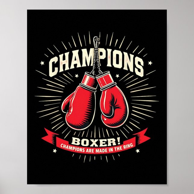 Poster Boxing I'm Boxer (Frente)