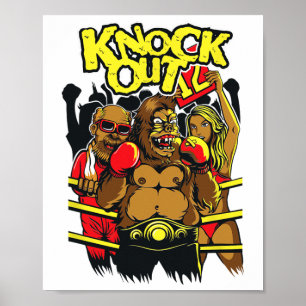 Poster Boxing Knock Out Say