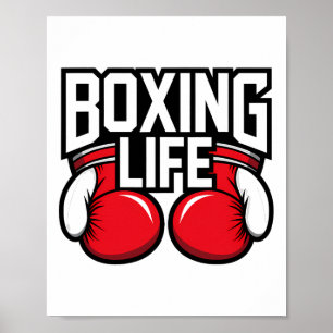 Poster Boxing Life Para Boxers Profissionais Amadores 5