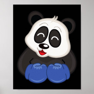Poster Boxing - Urso de Panda