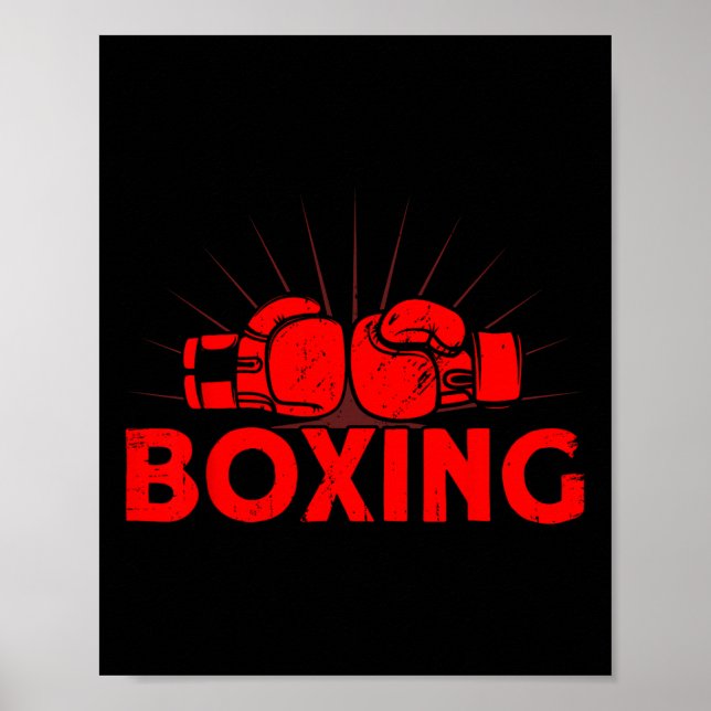 Poster Boxing Vintage Love Title (Frente)