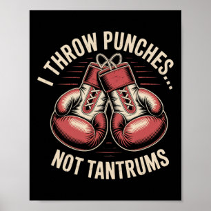 Poster Boxote Quote Forte Punches Zero Drama Punch