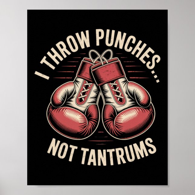 Poster Boxote Quote Forte Punches Zero Drama Punch (Frente)