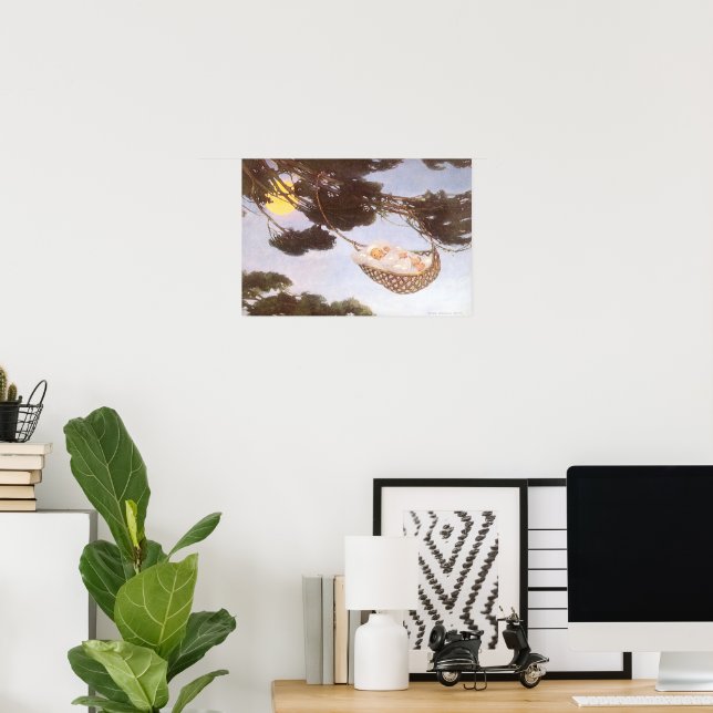 Pôster Boy in Hassoc Tree by Jessie Willcox Smith (Escritório em casa)