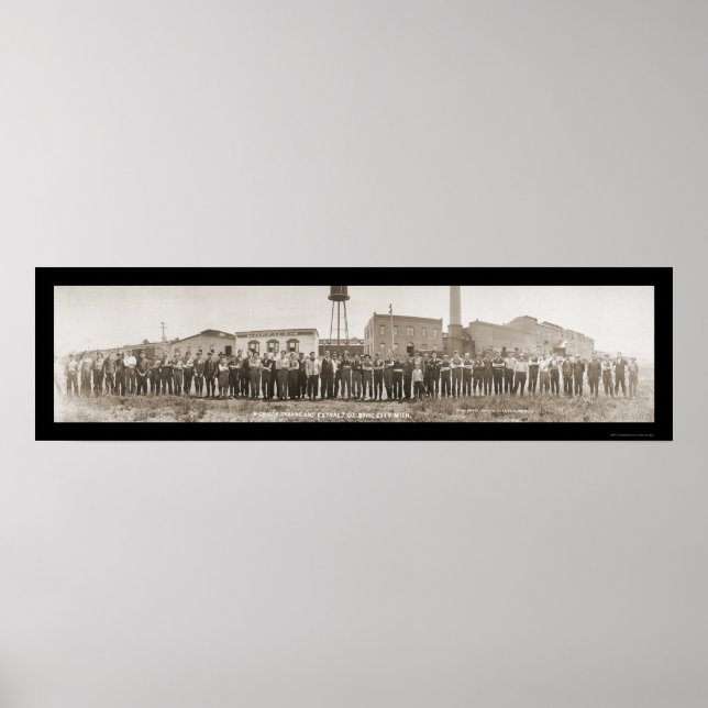 Poster Boyne City, MI Tanning Foto 1913 (Frente)