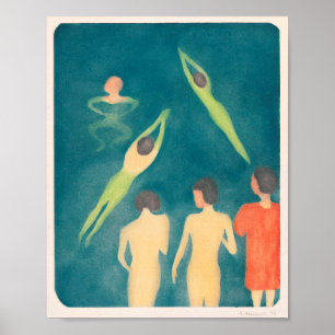 POSTER "BOYS BATHING", POR EDVARD MUNCH 1896