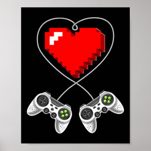 Poster Boys de presentes para jogadores de videogame do d