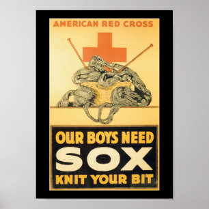 Poster Boys Need Sox World War II