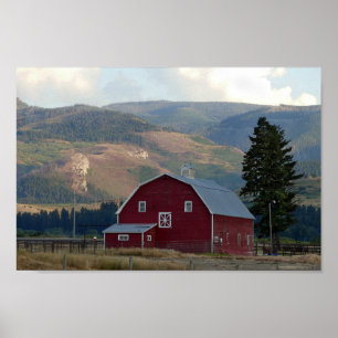 Pôster Bozeman, Montana, celeiro