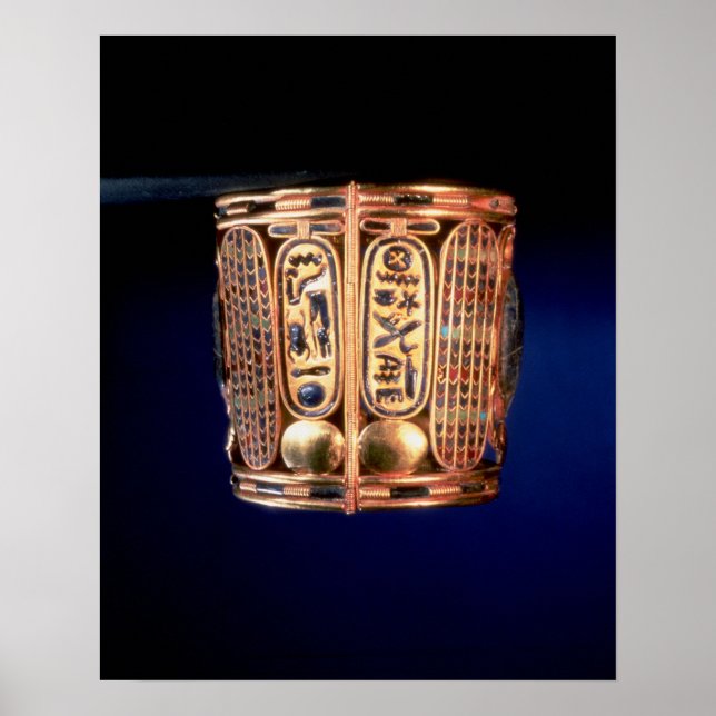 Pôster Bracelet com a cartouche de Psusennes I (Frente)