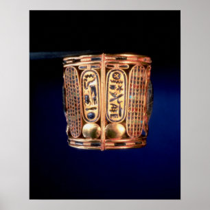 Pôster Bracelete com o cartouche de Psusennes mim