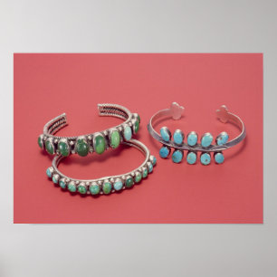 Poster Braceletes do Navajo