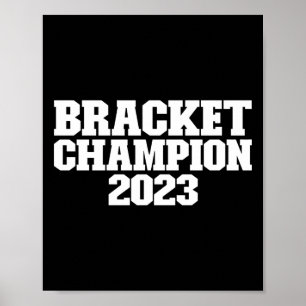 Poster Bracket Champion 2023 - Bracke para Torneio de Bas