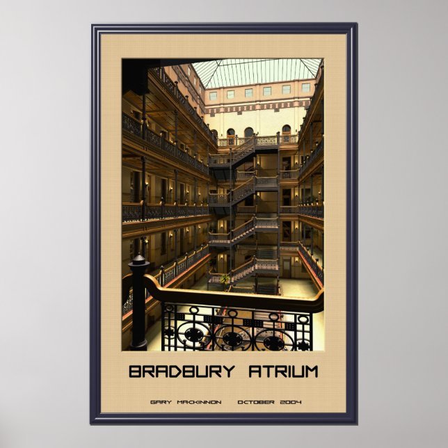 Poster Bradbury Atrium (Frente)