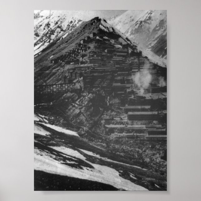 Pôster Braden Mines de Cobre em Chili (Frente)