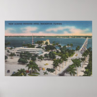 Bradenton, Flórida - Vista através do rio Manatee
